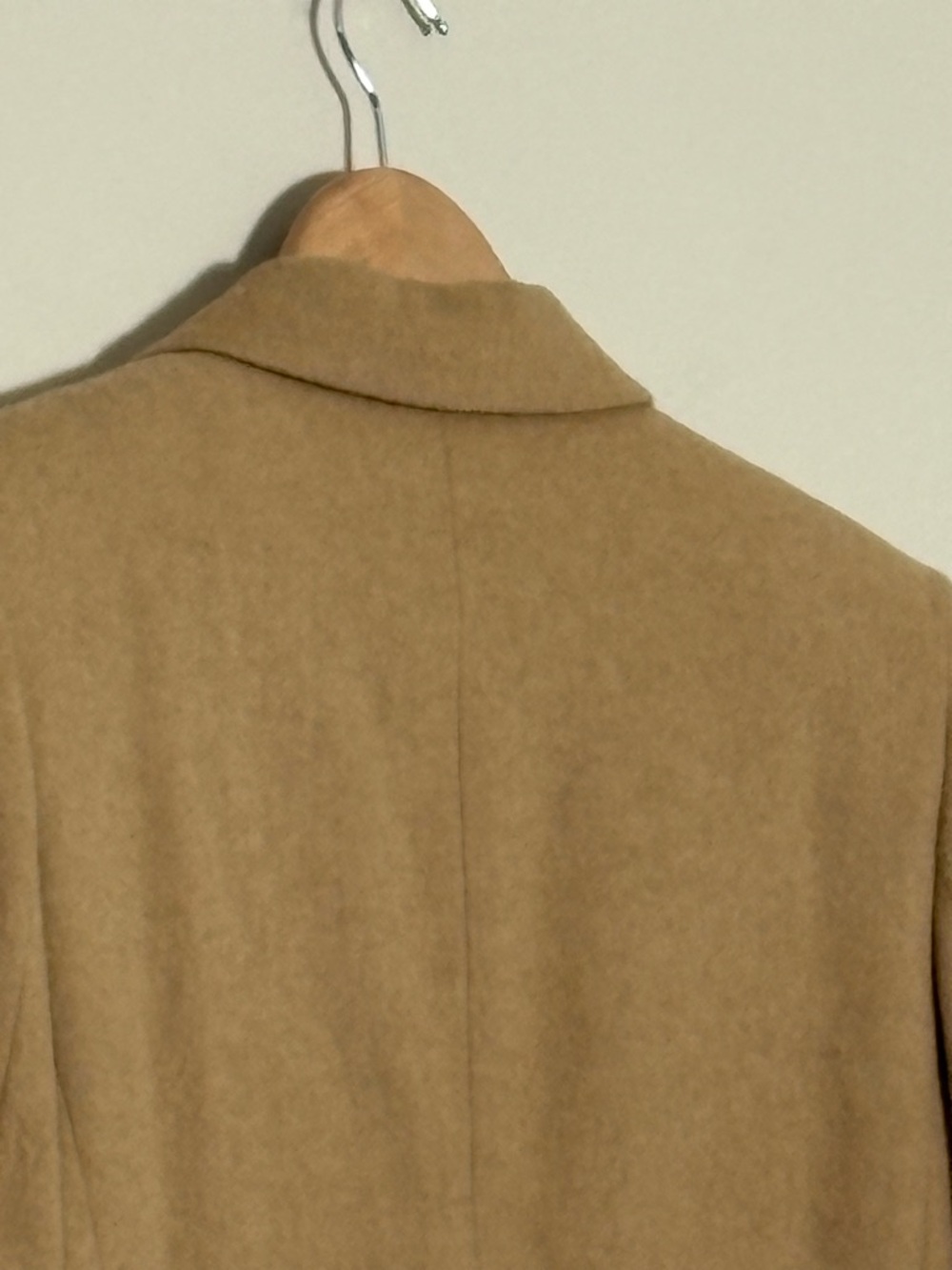 Chelsea Campbell Vintage Camel Hair Blazer Petite 10P Tan Wool Jacket - Picture 6 of 9